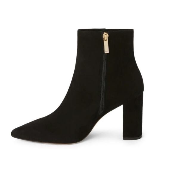 NWOT L’Agence Galena Black Suede Bootie - Sz EU41/US11 - Picture 3 of 8